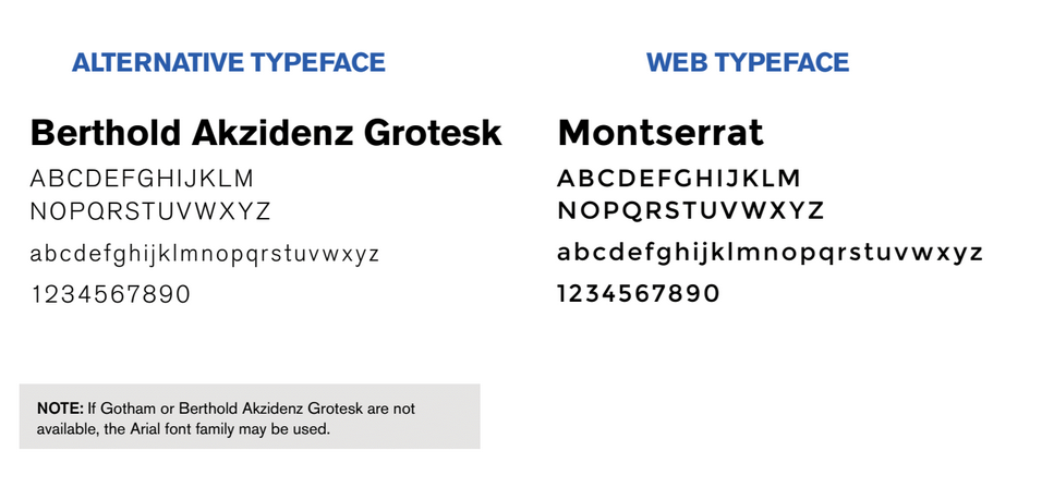 Alternative and Web Typeface